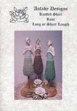 Bead Knitted Skirt - Rose / Long or Short