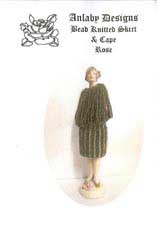 Bead Knitted Skirt - Rose Skirt & Cape