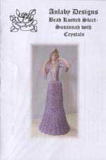 Bead Knitted Skirt - Susannah with Crystals