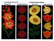 Chart 36 - Bookmarks - Flowers Blazing Star+Others