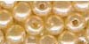 3 x 6 mm Acrylic (Pearl) Rice Bead - Colour 34 (Apricot)