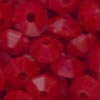 3 x 6 mm Acrylic Rondelle Bead - Colour 29 (Christmas Red)