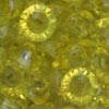 3 x 6 mm Acrylic Rondelle Bead - Colour 40 (Light Yellow)