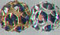 Czech Lead Crystal - Rhinestone Balls - silver-plated casing - 8 mm diameter - Cobalt (eaches)