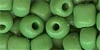 Tiawanese Size 6 Seed Bead - Opaque Green - 10 gramme bag