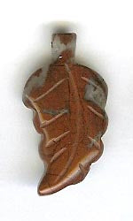 Semi-precious Leaf Pendant