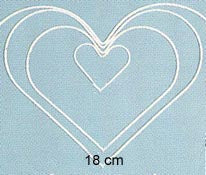STEN - Metal - 18 cm Heart