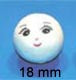 STEN - Papier Mache (Pressed Cotton) - 18 mm GIRL Face