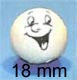 STEN - Papier Mache (Pressed Cotton) - 18 mm HAPPY Face