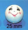 STEN - Papier Mache (Pressed Cotton) - 25 mm BOY Face