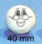 STEN - Papier Mache (Pressed Cotton) - 40 mm GLASSES Face