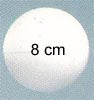 STEN - Polystyrene - 8 cm Ball