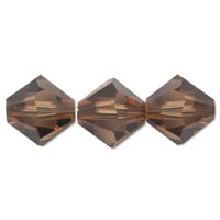 Swarovski Art. 5301/5328 - 6 mm Smoked Topaz (eaches)