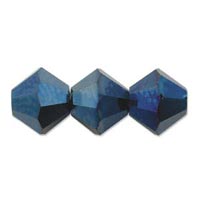 Swarovski Art. 5301/5328 - 4 mm Crystal Metallic Blue 2x (eaches)