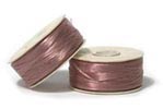 Nymo Beading Thread - Size D (57 m bobbin) - Rosy Mauve