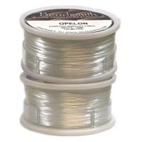 Opelon - Braided Stretch Monofilament - Opalescent White - 0.7 mm thickness - 100 m spool