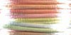 Rattail (Satin Cord) - Pastel Rainbow - 2 mm diameter - per metre length