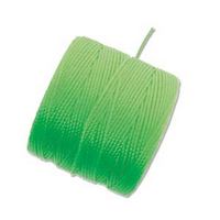 S-Lon Bead Cord - Neon Green - approx. 0.5 mm thickness - 77 yd / 70m SPOOL