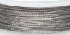 Tiger Tail (Nylon Coated Beading Wire) - 3-strand nickel-colour - 0.015" - 1 metre length