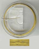 Tiger Tail (Nylon Coated Beading Wire) - 7-strand gold-colour - 0.015" - 9.2 m reel